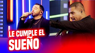 Espinoza Paz cumple el sueño de Mike Salazar  // Cantan &quot;hombre normal&quot; juntos