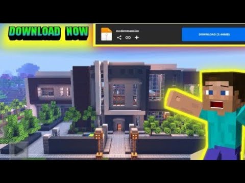 [CEO] Meshow OP - Big Modern House / Mansion map Direct Download Link in description. Minecraft Pe /Java