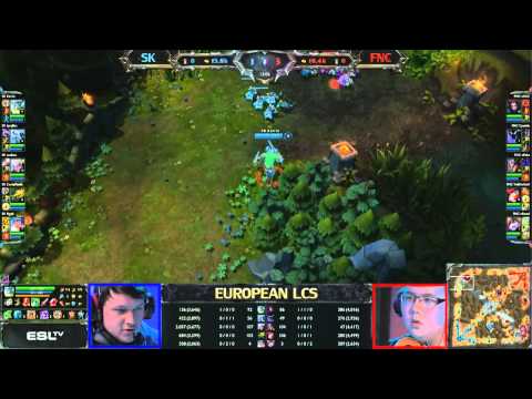 SK vs FNC - LCS 2013 EU Spring W8D1 (English)