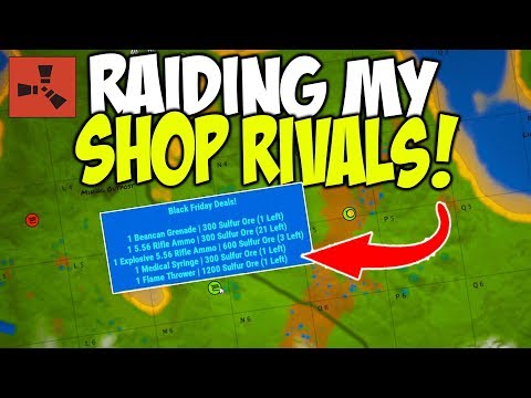 Raiding RIVAL Clan Shop! They Tried Stealing my Customers! - Rust Solo Survival