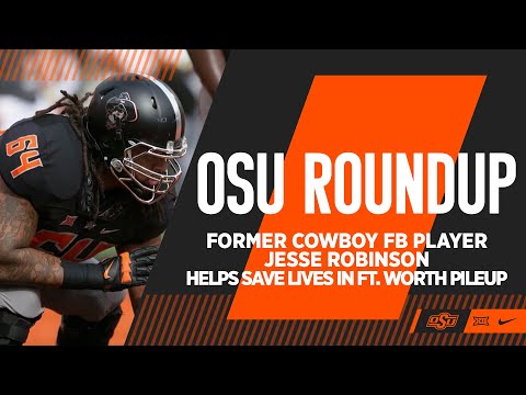 Former Cowboy Football Player Jesse Robinson Helps Save Lives in Fort Worth Pileup Accident