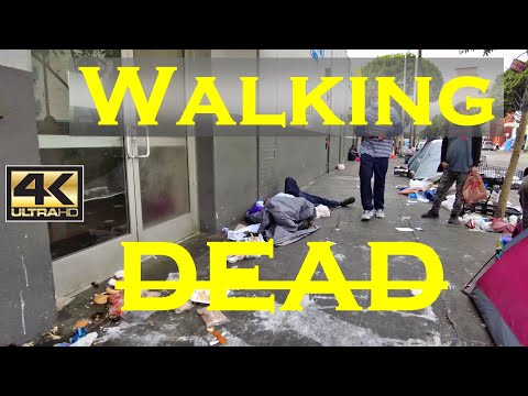 The Walking Dead Skid Row Homeless Encampments Downtown Los Angeles