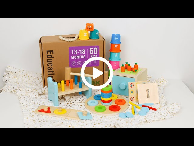 13 –18 měsíců Edukační box Midi Vzdělávací hračky od 1 roku Tooky Toy