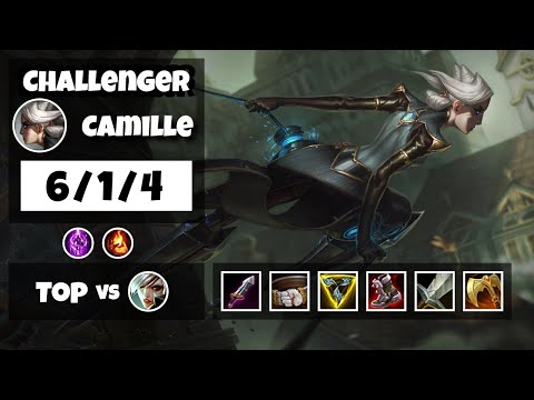 Camille vs Riven EU Challenger TOP (6/1/4) - v11.17