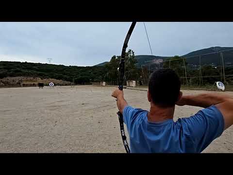 Bare bow slow motion  50m- Ast Pelopas #archery  #astpelopas #archeryshop.gr   #barebow