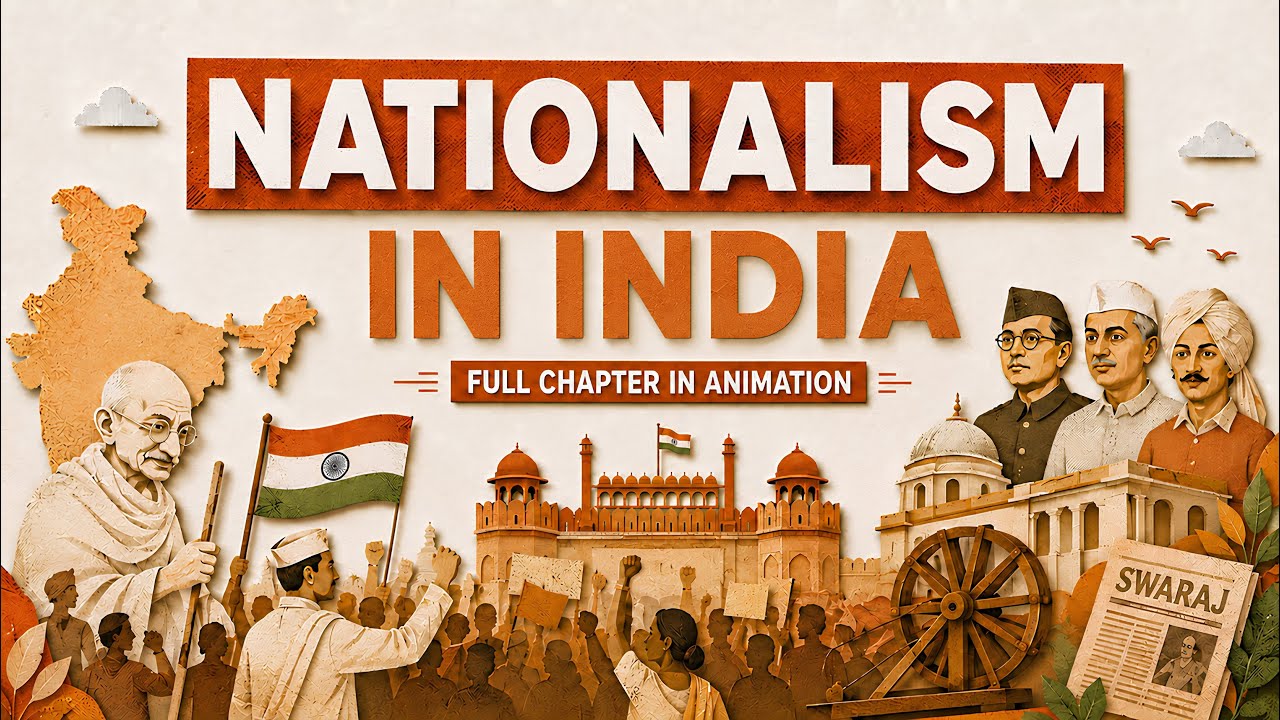 Thumbnail for Nationalism in India ONE SHOT | Class 10 history ch 2 | Full chapter in animation