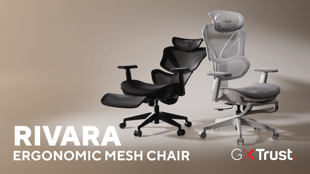 Video de YouTube: GXTrust lanza Rivara, una silla ergonómica de malla