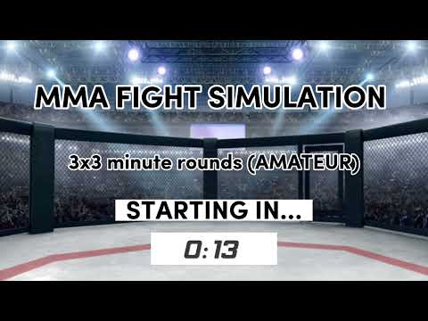 MMA crowd noise for fight simulation (3x3 Amateur rounds)