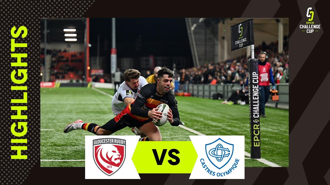 Extended Highlights - Gloucester Rugby v Castres Olympique Round 4  |  EPCR Challenge Cup 2023/24