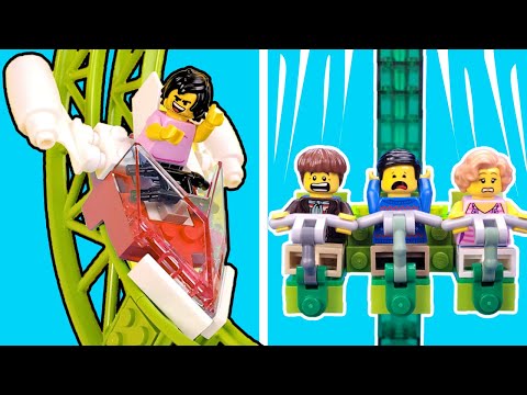 I Built a Huge WORKING Theme Park in LEGO!
