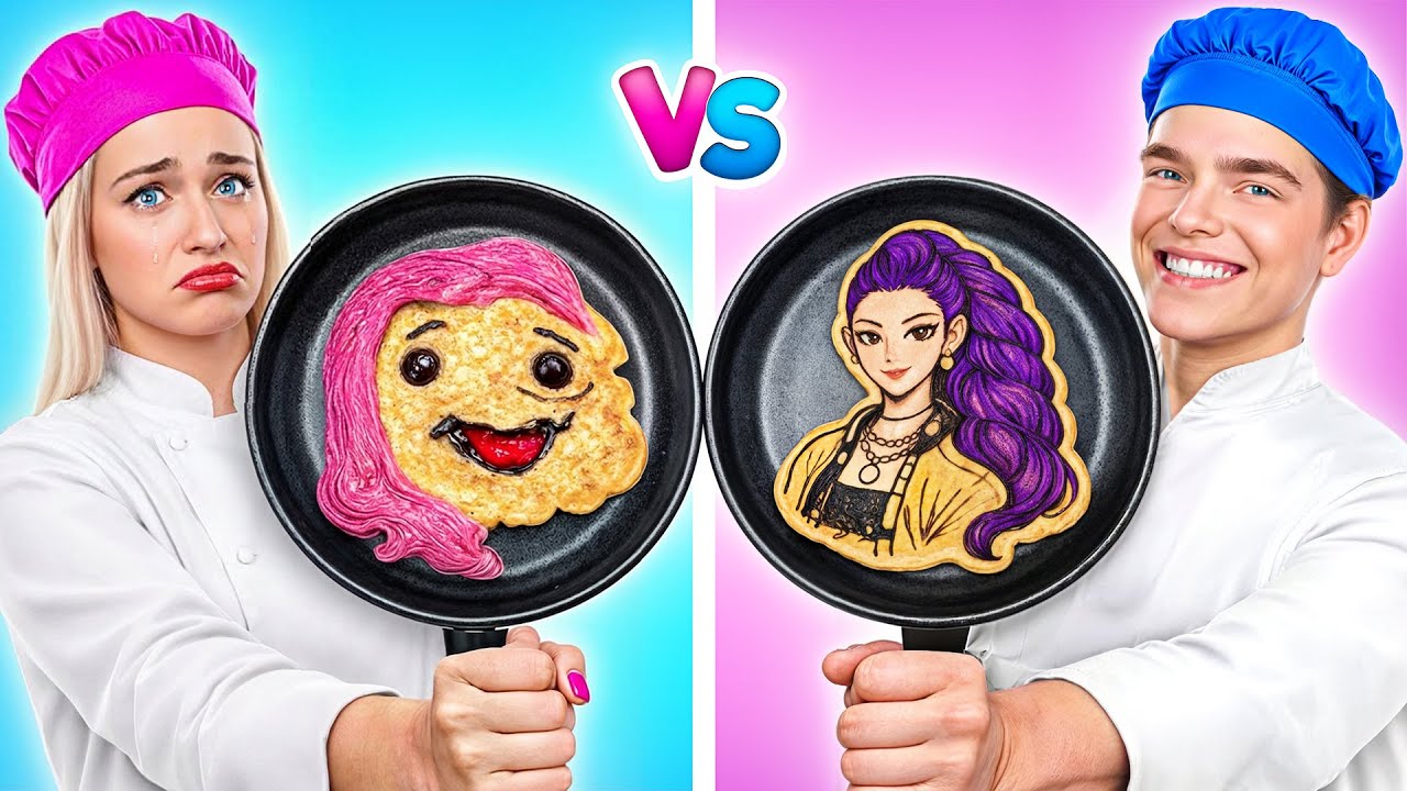 Boys VS Girls Cooking Challenge | Kitchen Hacks and Recipes by Multi DO Challenge