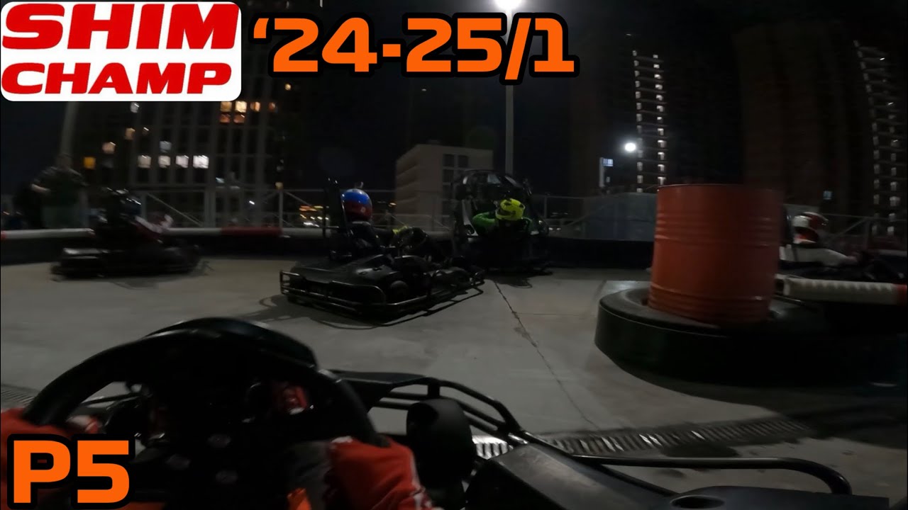 Kart racing blurred motion