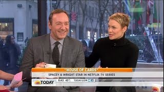 Kevin Spacey and Robin Wright Funny Interview video