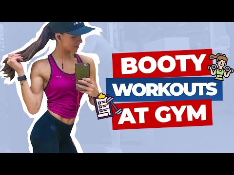 Booty workout at gym - Training with Danielle Lipski