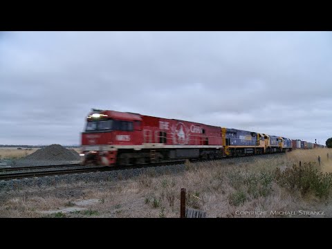 6MA5 Pacific National Freight Train With NR75 9321 X48 BL31 (25/2/2022)- PoathTV Australian Railways
