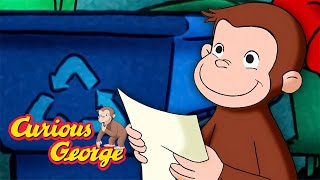 Recycling Monkey! 🐵 Curious George 🐵 Kids Cartoon 🐵 Kids Movies