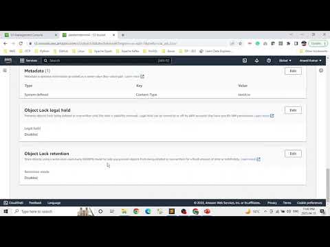 AWS S3 Tutorial Part 6 AWS Hands on Lab Amazon S3 Object Lock