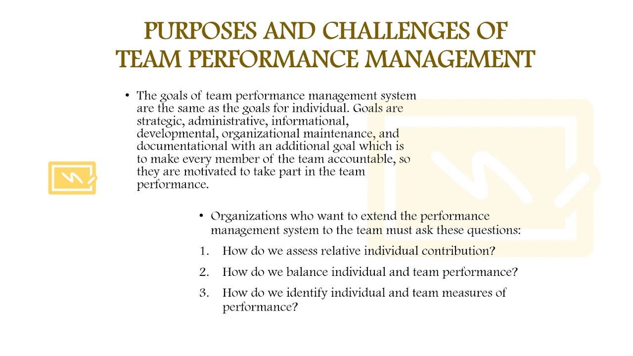 Chapter 11: Managing Team Performance