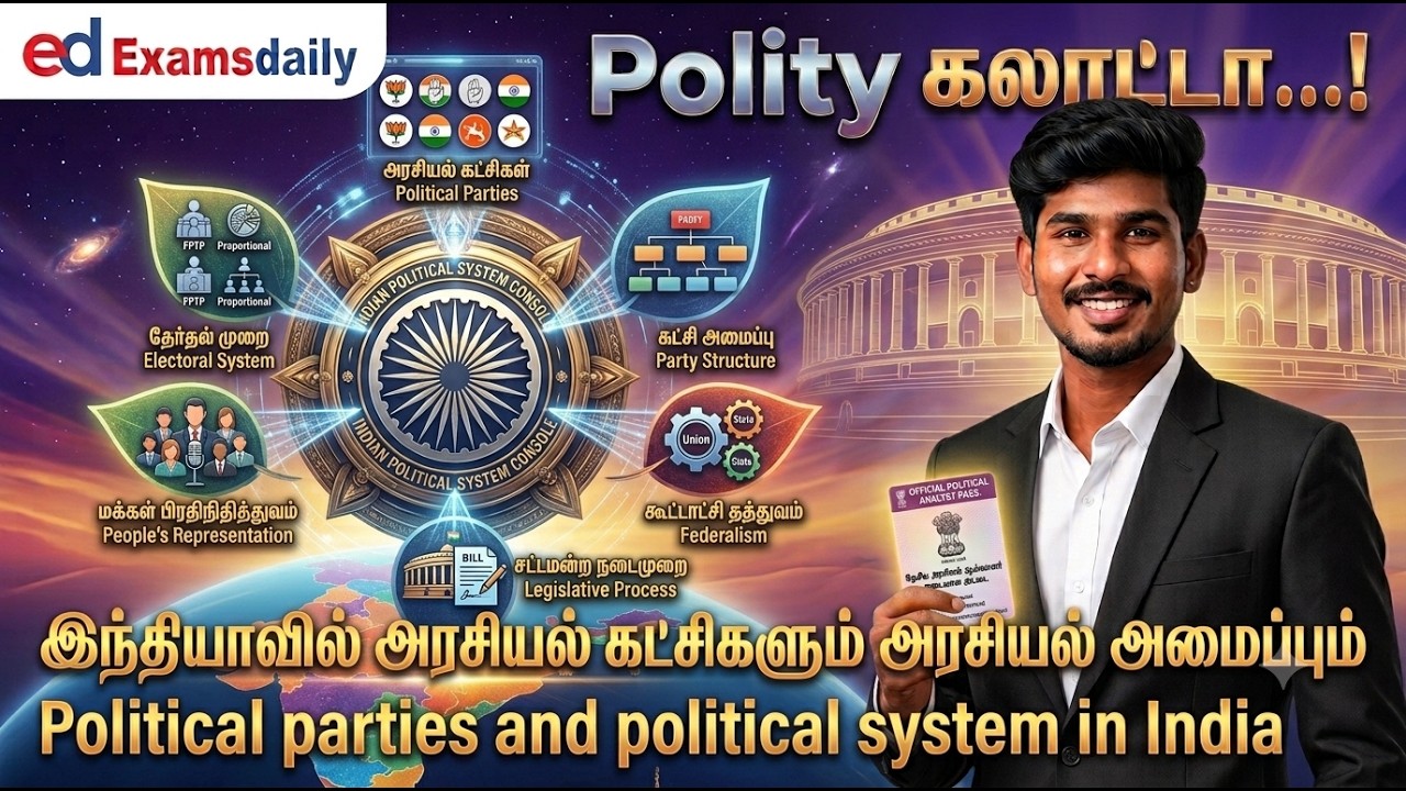 "Polity கலாட்டா...! "இந்தியாவில் அரசியல் கட்சிகளும் அரசியல