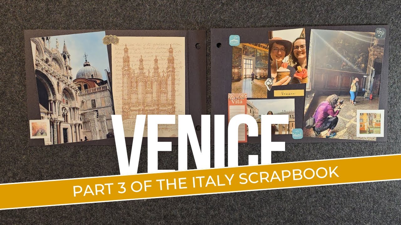 Venice - Italy Scrapbook Page