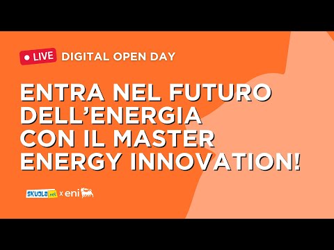 Digital Open Day con Eni: entra nel futuro dell’energia con il Master Energy Innovation!