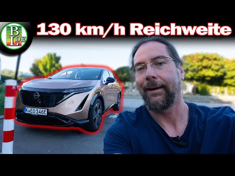 Nissan Ariya 87 kWh Allrad - Autobahn Reichweiten Test