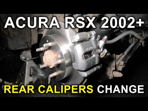 Acura RSX (2002-2006): Rear Brake Calipers, Rotors And Pads Replacement. Detailed Tutorial!