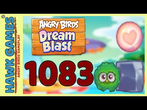 Angry Birds Dream Blast Level 1083 Extreme - Walkthrough, No Boosters