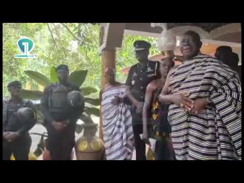 Otumfuo Praises Black Maria Team for Tackling Crime in Ashanti Region