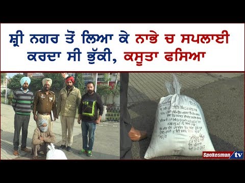 ਸ਼੍ਰੀ ਨਗਰ ਤੋਂ ਲਿਆ ਕੇ ਨਾਭੇ ਚ ਸਪਲਾਈ ਕਰਦਾ ਸੀ ਭੁੱਕੀ, ਕਸੂਤਾ ਫਸਿਆ