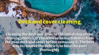 Process involved in clean your swimming pool