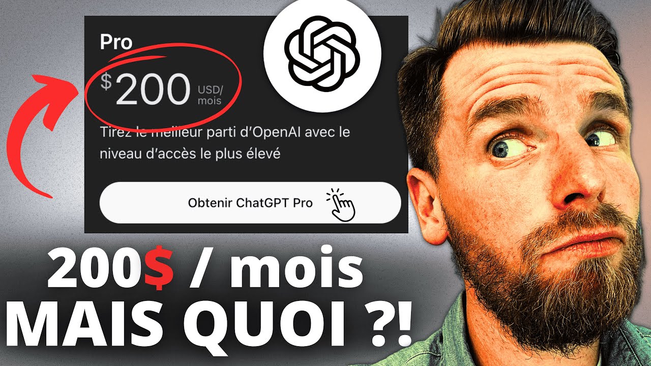 Je teste le nouveau ChatGPT Pro — 200$ ça les vaut ?