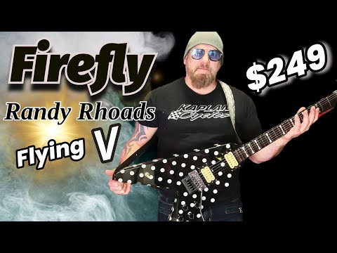 Firefly Randy Rhoads Style Polka Dot V 2020's - Polka Dot | Reverb