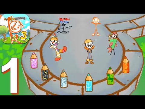 Draw a Stickman: EPIC 3 - Gameplay Walkthrough Part 1 Chapter 1 (Android,iOS)
