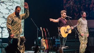Mitch Rossell Honors Veteran's in Richmond, VA "Garth Brooks World Tour 2016"