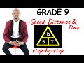 Speed, Distance and Time-Grade 9 Mathematics Part 1