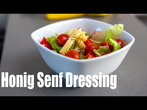 Einfaches Honig Senf Salat Dressing Rezept