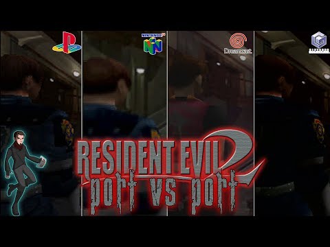 Resident Evil 2 Comparison | PS1 vs N64 vs Dreamcast vs Gamecube | Port vs Port
