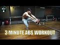3 Minute Abs Workout - New Moves At The End