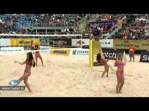Beach Volleyball Cheerleaders - Bejing Grand Slam 2012