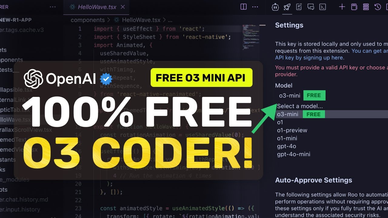 RooCode, Aider & Windsurf + Free O3 Mini APIs : This Is THE BEST & FREE Way FOR AI CODING RIGHT NOW!