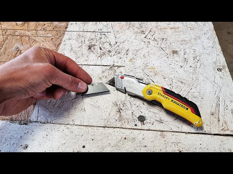 How To Change The Blade On A Stanley Fatmax Knife