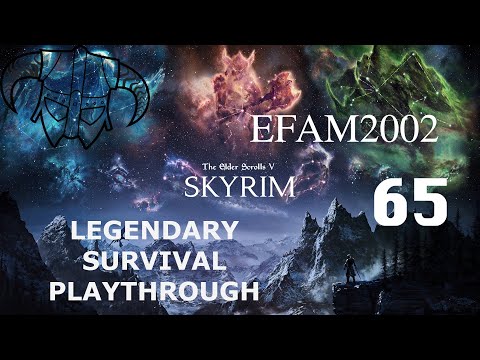Skyrim Livestream!! Legendary Difficulty / Survival Mode Ep. 65