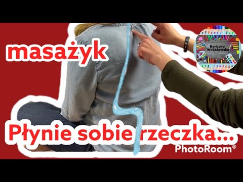masażyk „Płynie sobie rzeczka”