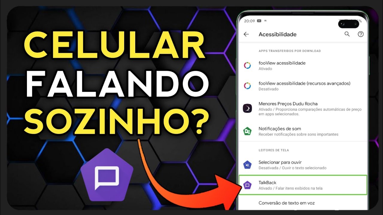 ✅ Como desativar voz que fica falando no celular? (TalkBack)