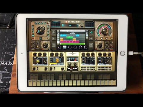 CYCLOP - Twisted Bass Synth by Sugar Bytes - Let’s Play - Live iPad Demo