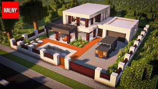 How to make a modern house in minecraft no mods
