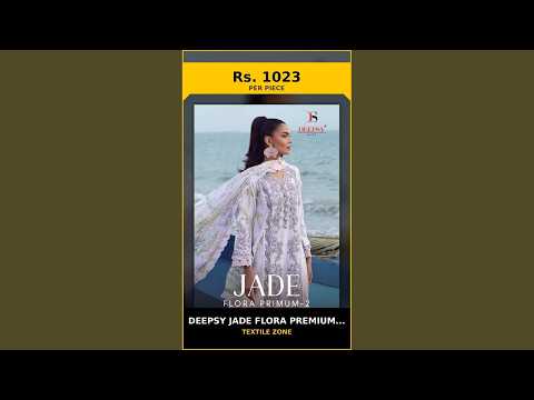 Deepsy Jade Flora Premium 2 - Cotton Dupatta – product video thumbnail