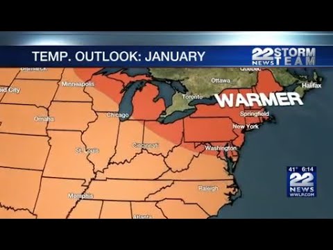 January 2021 long-term weather forecast for Massachusetts