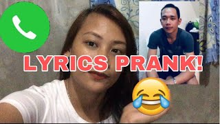 KANANG KUAN BY MEDYO MALDITO - LYRICS PRANK ON MY BESTFRIEND!